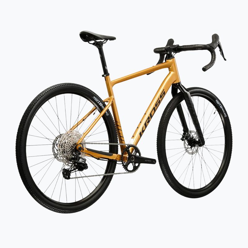 Bicicletă gravel KROSS Esker 5.0 gold/graphite 3