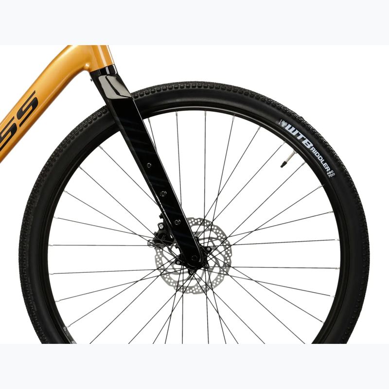 Bicicletă gravel KROSS Esker 5.0 gold/graphite 7