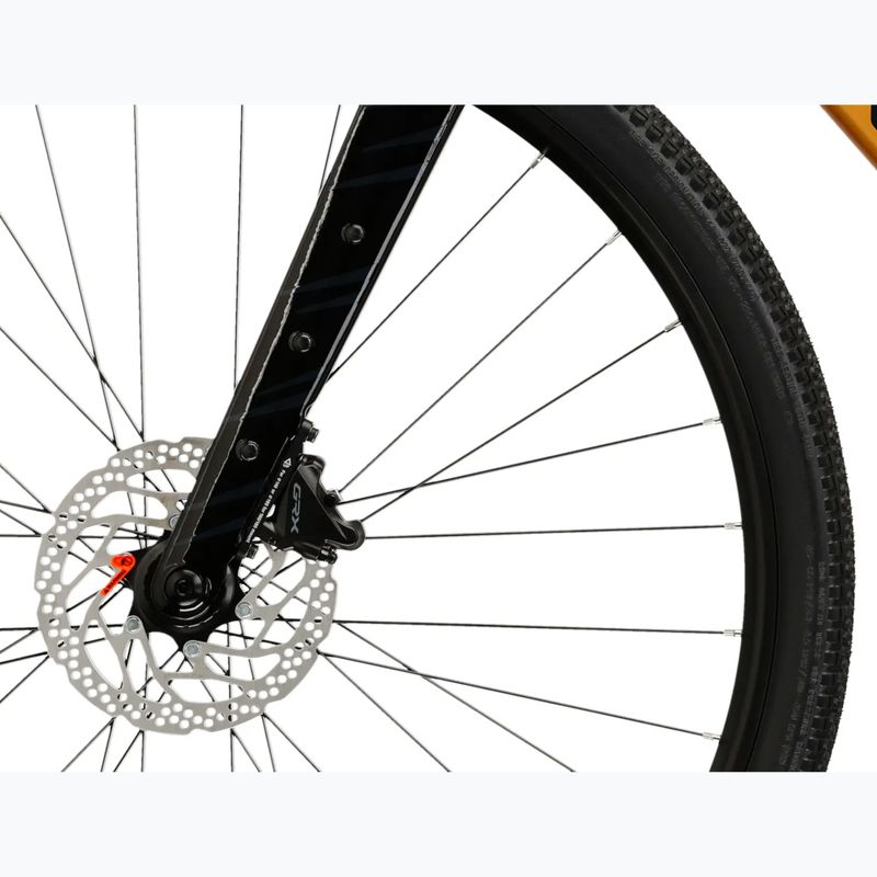 Bicicletă gravel KROSS Esker 5.0 gold/graphite 8