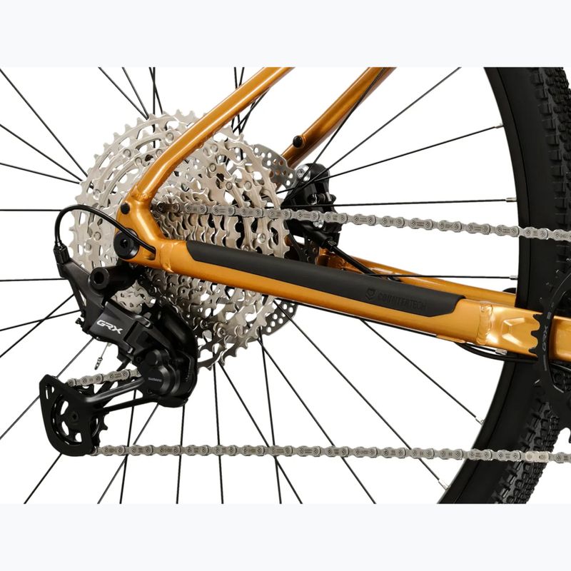 Bicicletă gravel KROSS Esker 5.0 gold/graphite 9