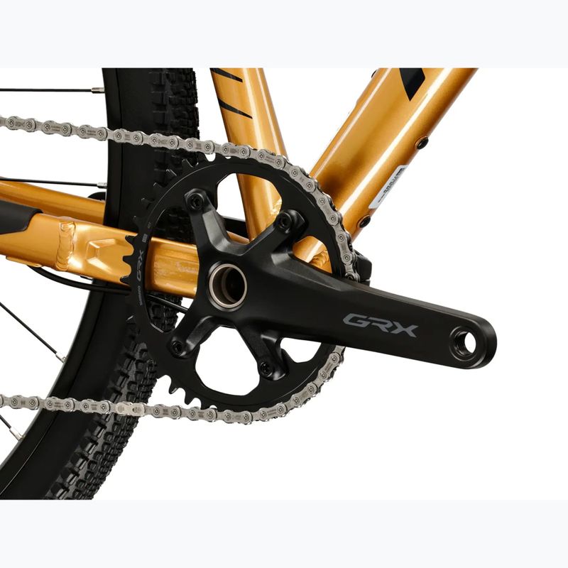 Bicicletă gravel KROSS Esker 5.0 gold/graphite 10
