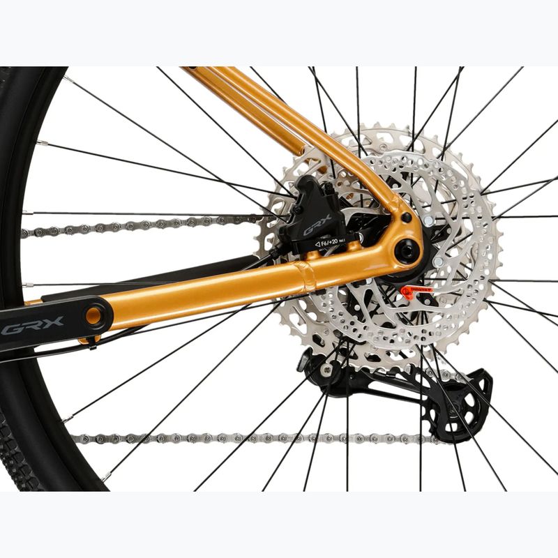 Bicicletă gravel KROSS Esker 5.0 gold/graphite 12