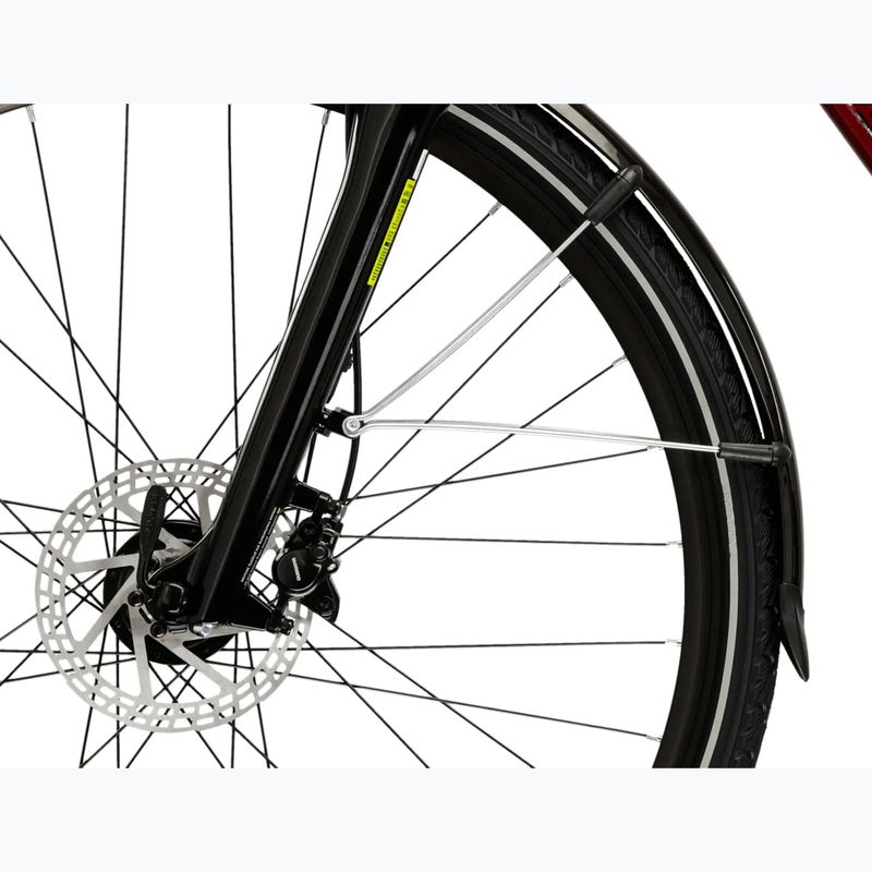 Bicicletă de trekking pentru bărbați KROSS Trans 4.0 ruby/black/gloss 7