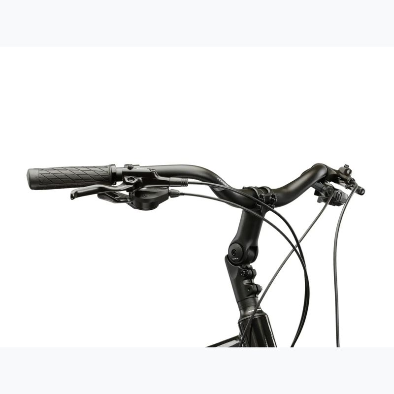 Bicicletă de trekking pentru bărbați KROSS Trans 7.0 black/silver/gloss 4