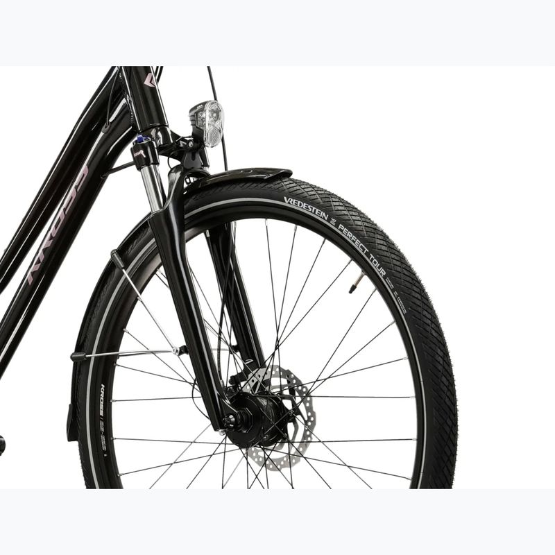 Bicicletă de trekking pentru femei KROSS Trans 7.0 In black/pink/gloss 5
