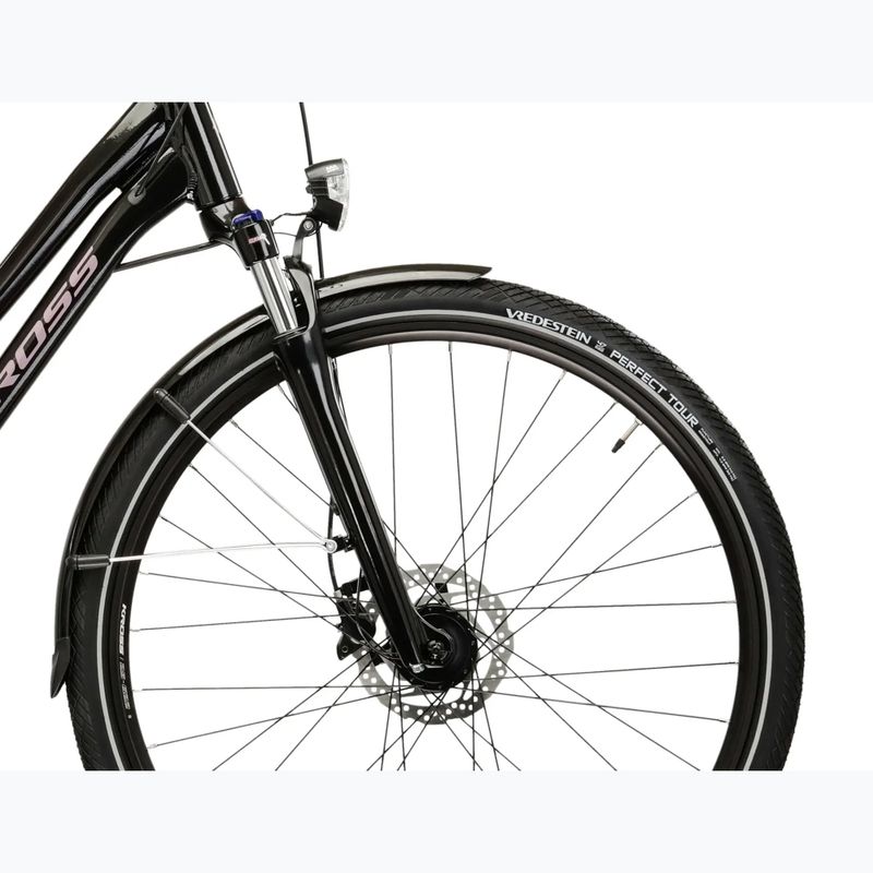 Bicicletă de trekking pentru femei KROSS Trans 7.0 In black/pink/gloss 6