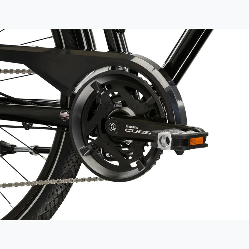 Bicicletă de trekking pentru femei KROSS Trans 7.0 In black/pink/gloss 9