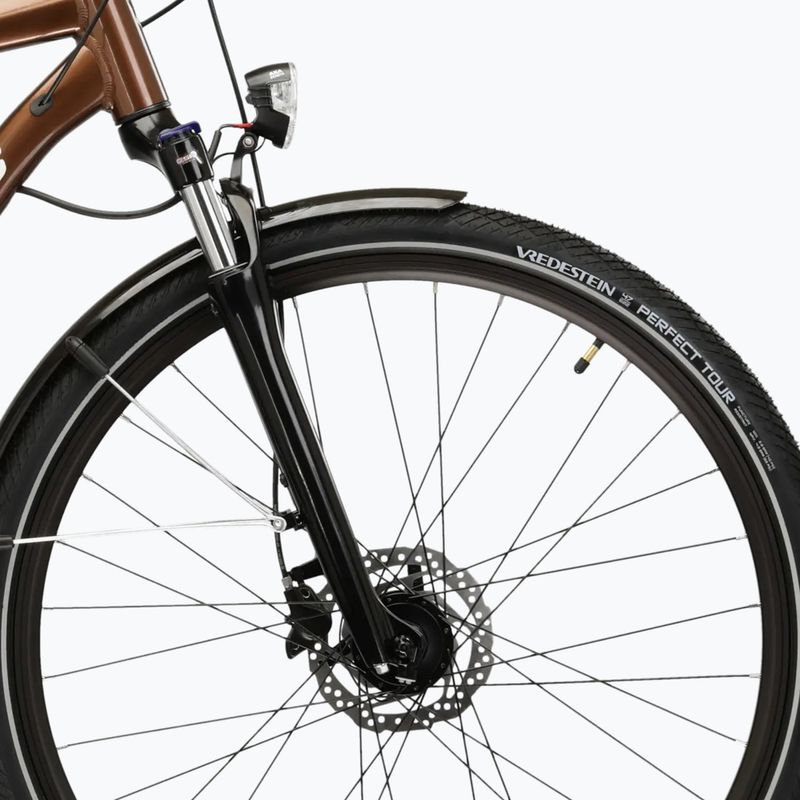 Bicicletă trekking KROSS Trans 5.0 brown/silver/gloss 6