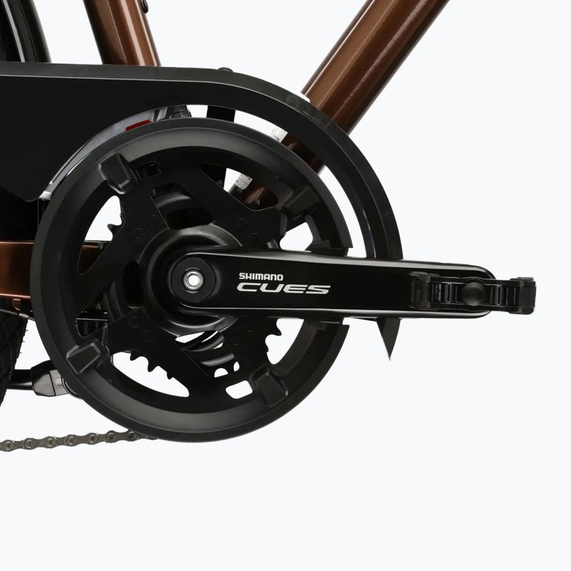 Bicicletă trekking KROSS Trans 5.0 brown/silver/gloss 10