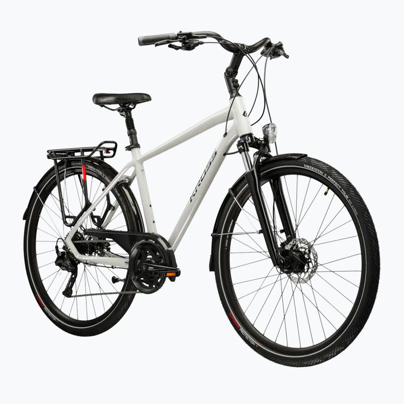 Bicicletă trekking KROSS Trans 5.0 grey/navy blue/gloss 2