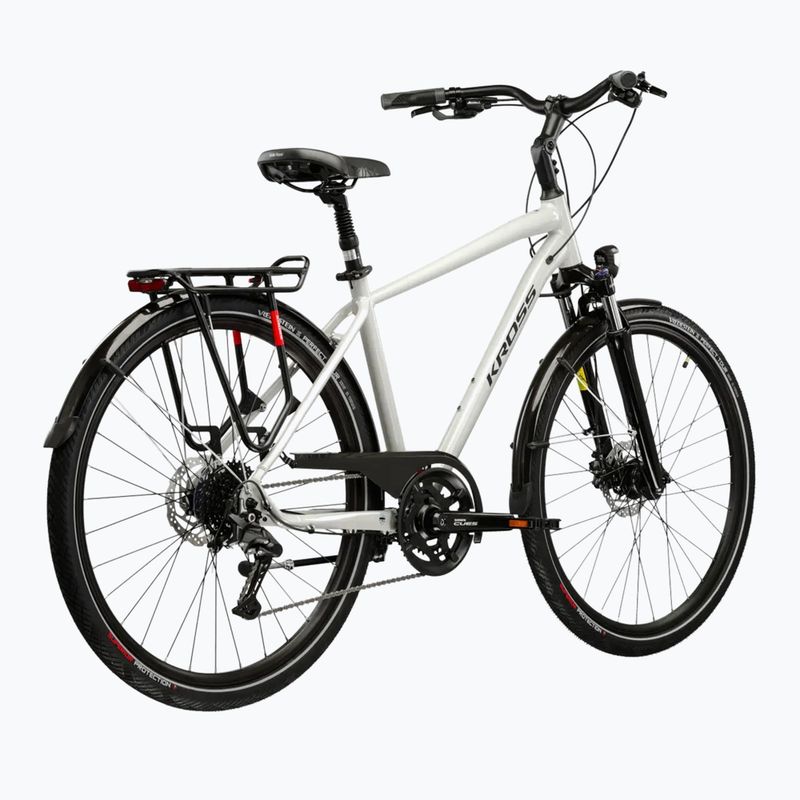 Bicicletă trekking KROSS Trans 5.0 grey/navy blue/gloss 3