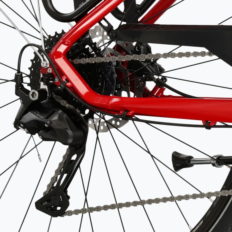 Bicicletă trekking pentru femei KROSS Trans 5.0 In red/silver/gloss 8