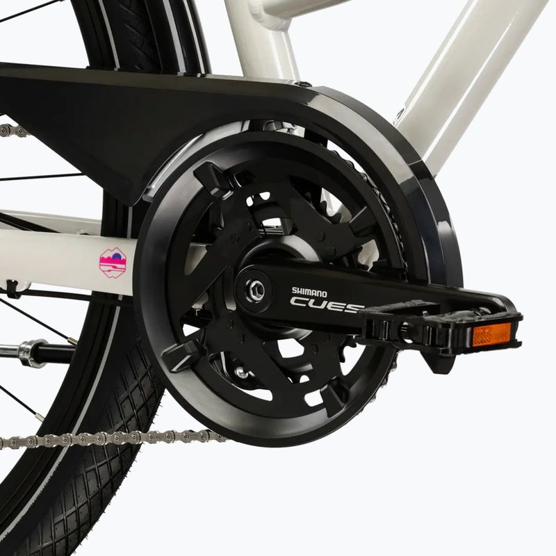 Bicicletă trekking pentru femei KROSS Trans 5.0 In grey/pink/gloss 9