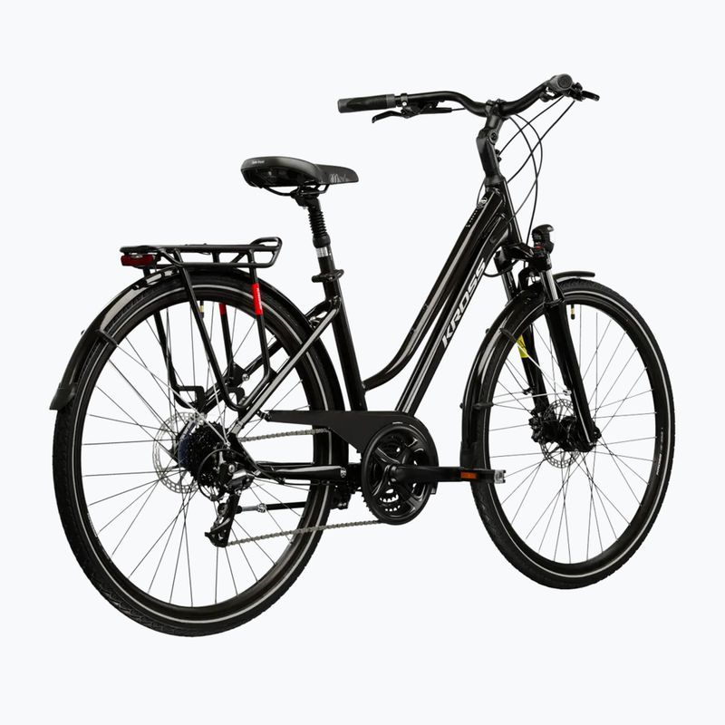 Bicicletă trekking pentru femei KROSS Trans 4.0 In black/silver/gloss 3