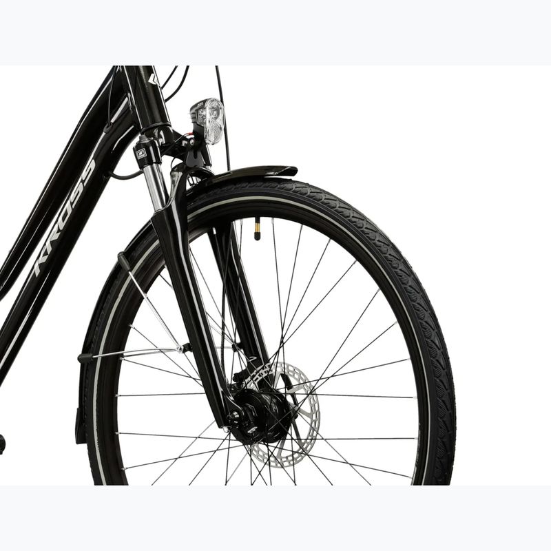 Bicicletă trekking pentru femei KROSS Trans 4.0 In black/silver/gloss 5