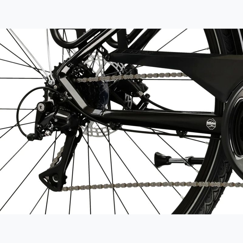 Bicicletă trekking pentru femei KROSS Trans 4.0 In black/silver/gloss 8