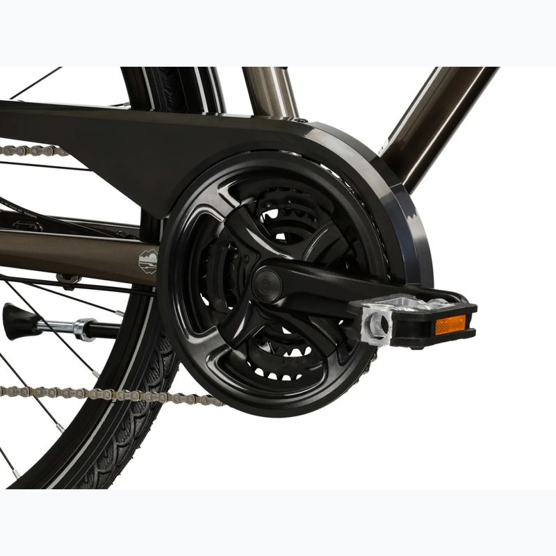 Bicicletă trekking KROSS Trans 4.0 brown/silver/gloss 8