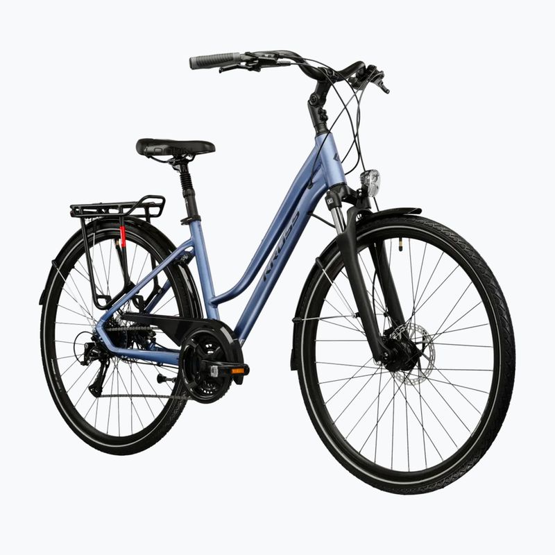 Bicicletă trekking pentru femei KROSS Trans 4.0 In blue/black/matte 2