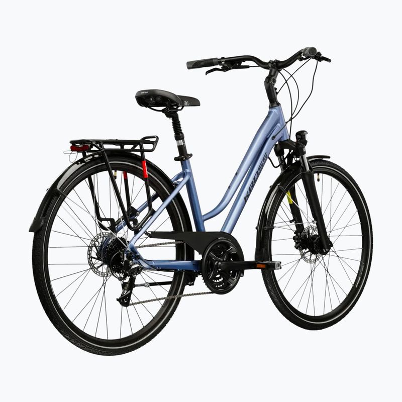 Bicicletă trekking pentru femei KROSS Trans 4.0 In blue/black/matte 3