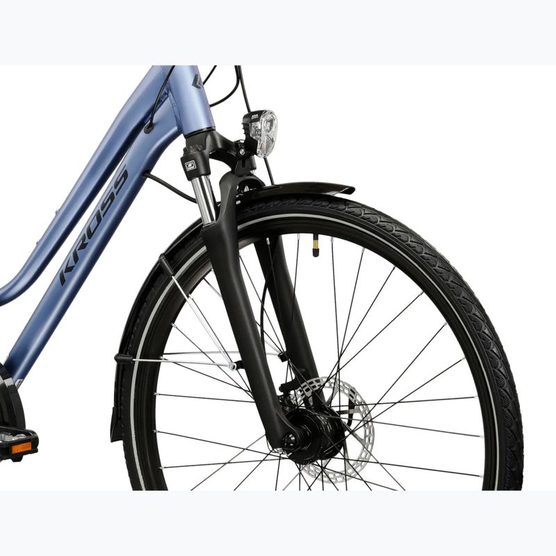 Bicicletă trekking pentru femei KROSS Trans 4.0 In blue/black/matte 5
