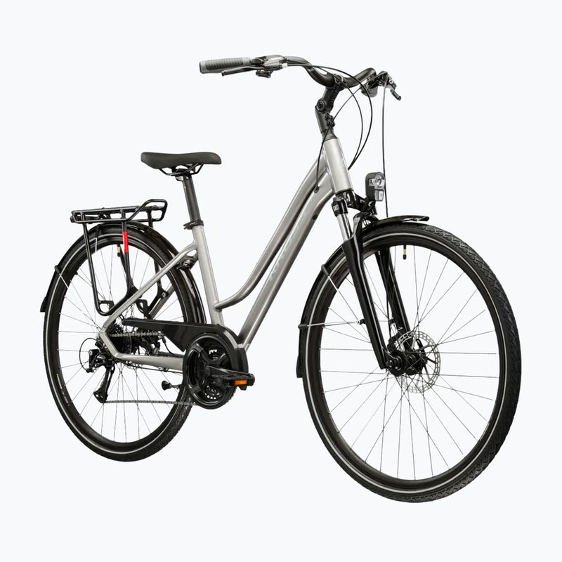 Bicicletă trekking pentru femei KROSS Trans 3.0 In silver/gray/gloss 2