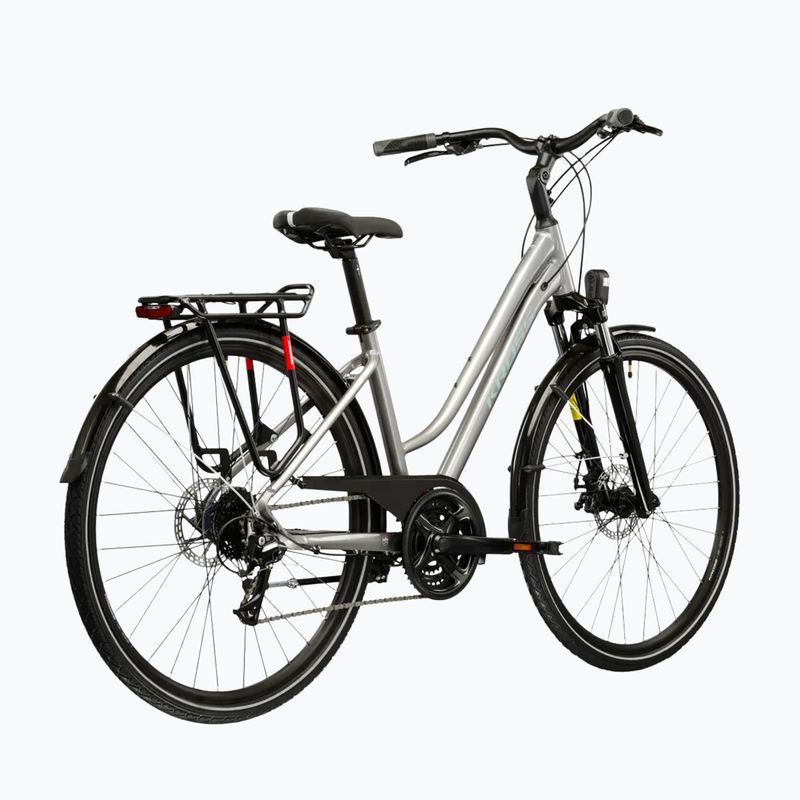 Bicicletă trekking pentru femei KROSS Trans 3.0 In silver/gray/gloss 3