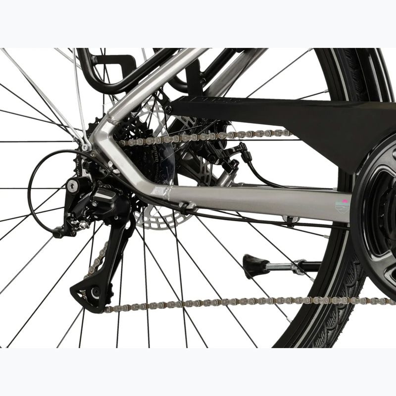 Bicicletă trekking pentru femei KROSS Trans 3.0 In silver/gray/gloss 8