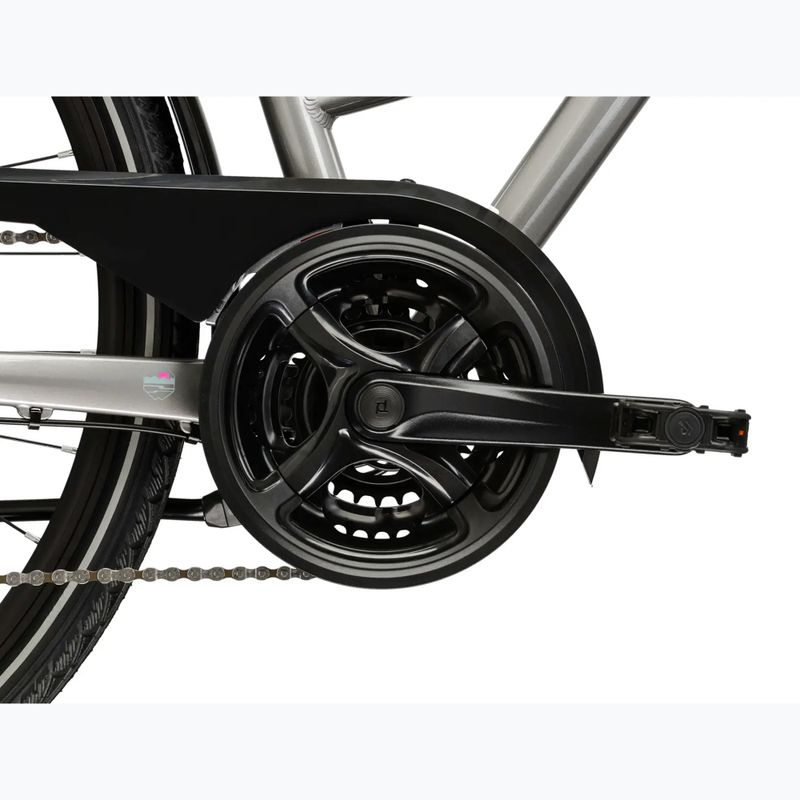 Bicicletă trekking pentru femei KROSS Trans 3.0 In silver/gray/gloss 10