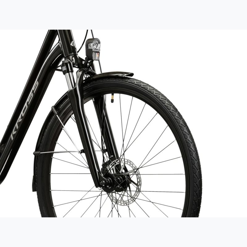 Bicicletă de oraș KROSS Sentio 3.0 black/silver/gloss 5