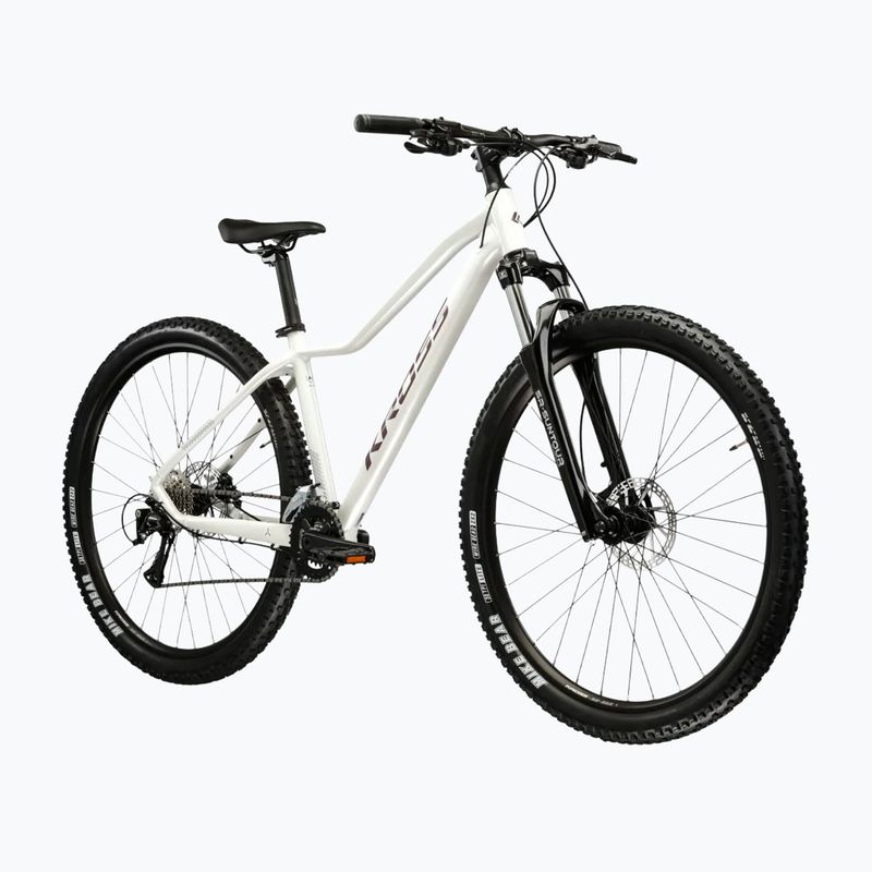 Bicicletă de munte pentru femei KROSS Lea 4.0 In 27.5 white/purple/gloss 2