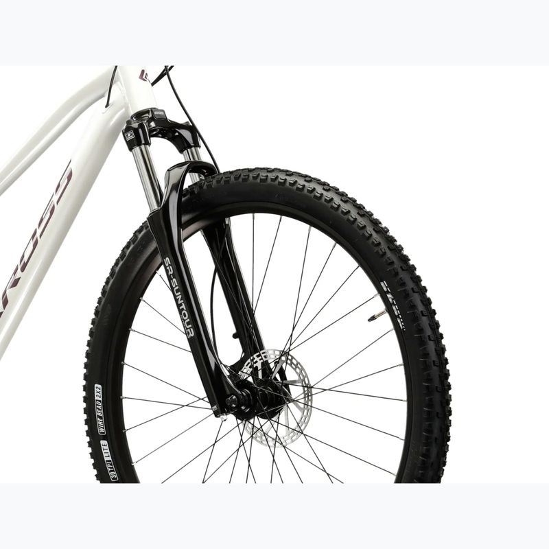Bicicletă de munte pentru femei KROSS Lea 4.0 In 27.5 white/purple/gloss 5