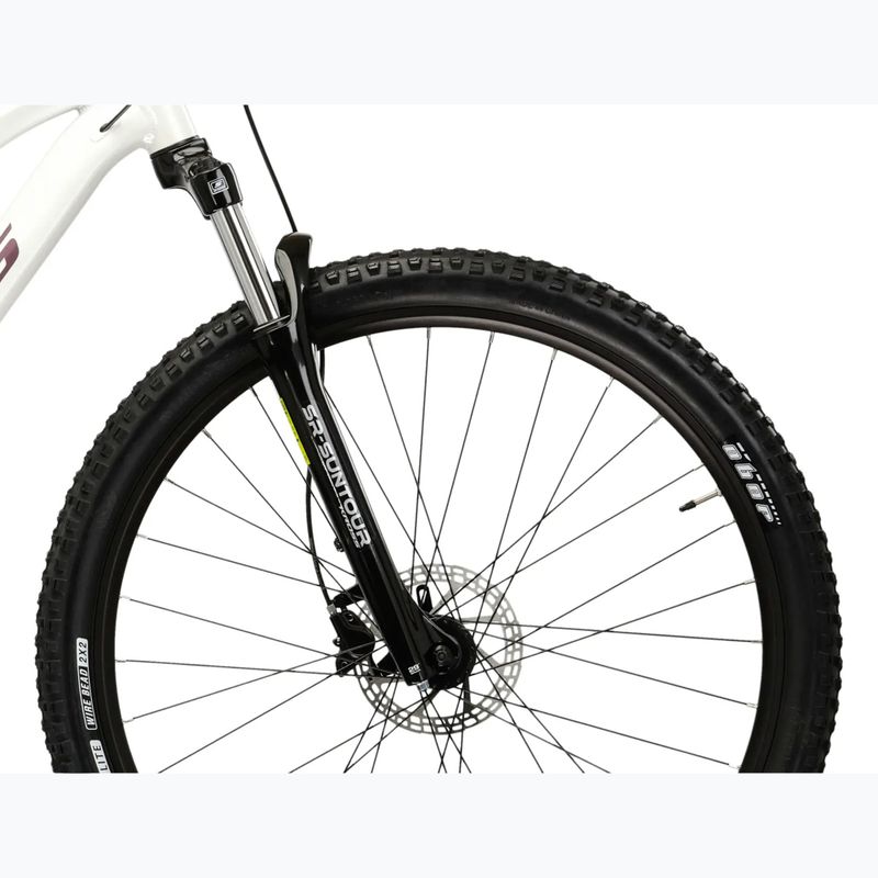 Bicicletă de munte pentru femei KROSS Lea 4.0 In 27.5 white/purple/gloss 6