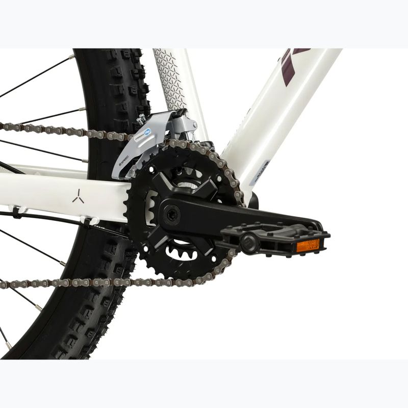 Bicicletă de munte pentru femei KROSS Lea 4.0 In 27.5 white/purple/gloss 9