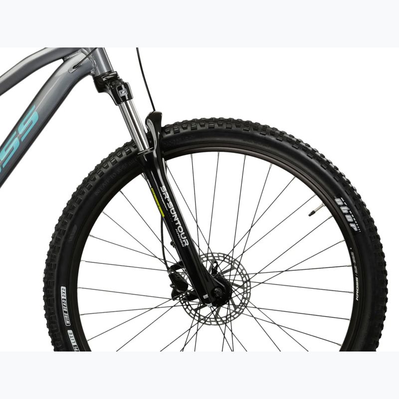 Bicicletă de munte pentru femei KROSS Lea 4.0 In 27.5 grey/turquoise/gloss 6
