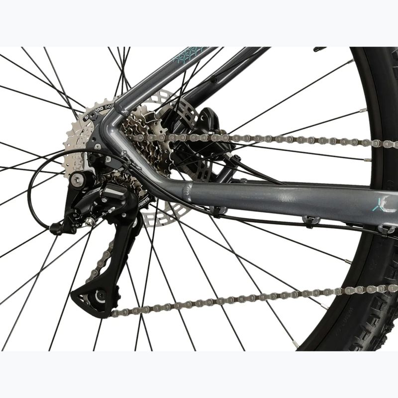 Bicicletă de munte pentru femei KROSS Lea 4.0 In 27.5 grey/turquoise/gloss 8