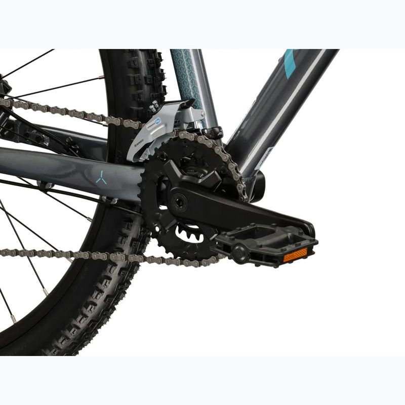 Bicicletă de munte pentru femei KROSS Lea 4.0 In 27.5 grey/turquoise/gloss 9