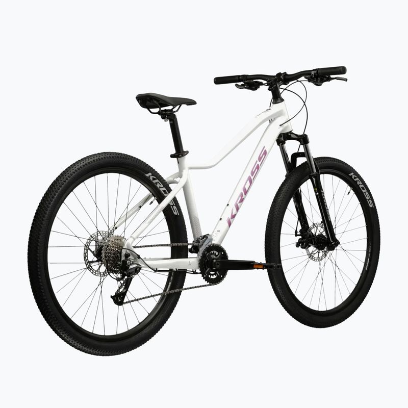 Bicicletă de munte pentru femei KROSS Lea 3.0 W 29 white/pink/gloss 3
