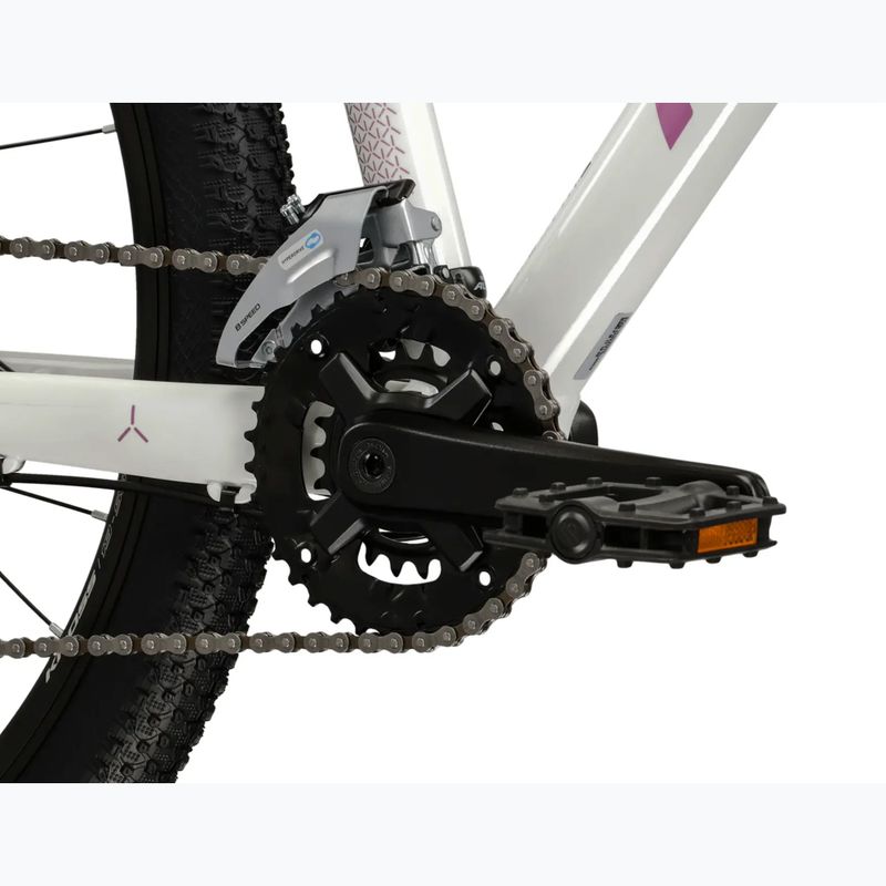 Bicicletă de munte pentru femei KROSS Lea 3.0 in 27.5 white/pink/gloss 9