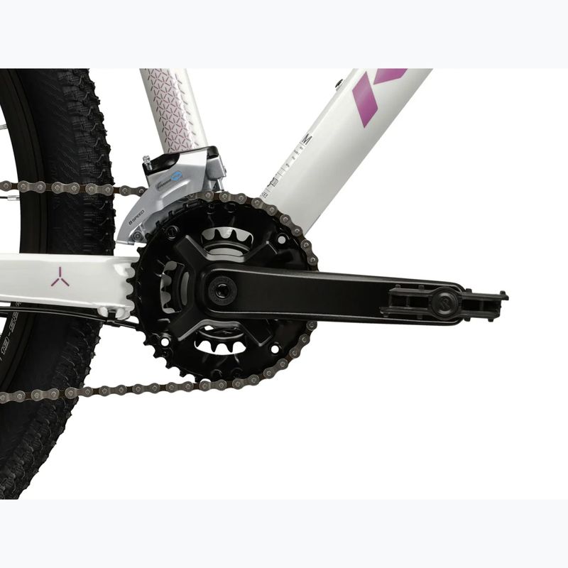Bicicletă de munte pentru femei KROSS Lea 3.0 in 27.5 white/pink/gloss 10