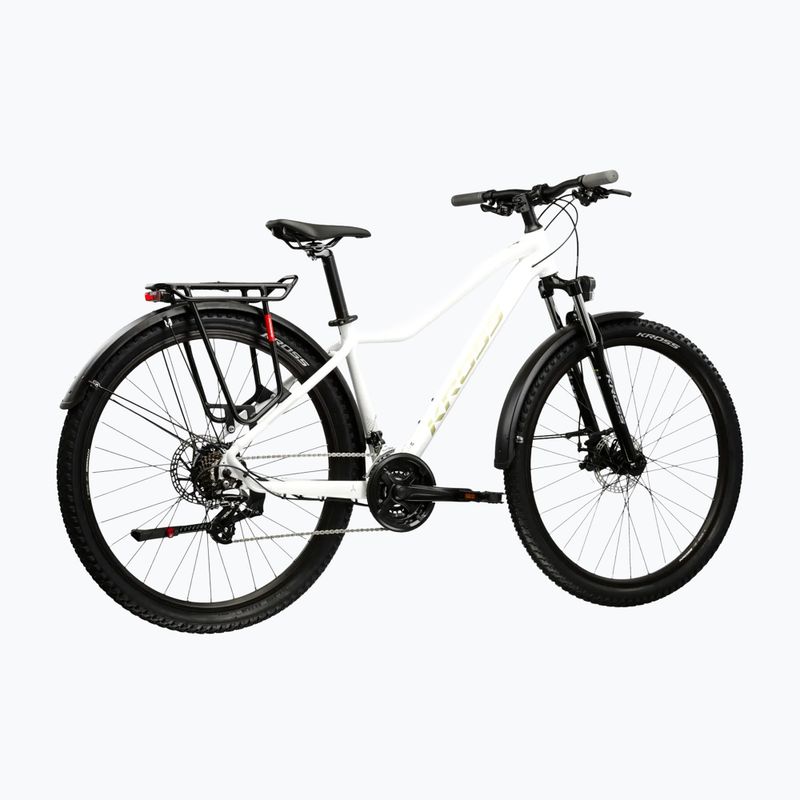 Bicicletă de munte pentru femei KROSS Lea 2.0 Eq W 27.5 white/gold/gloss 3