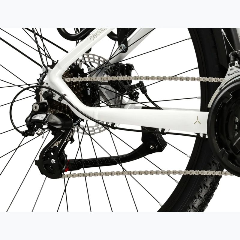 Bicicletă de munte pentru femei KROSS Lea 2.0 Eq W 27.5 white/gold/gloss 7