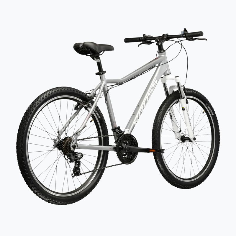 Bicicletă de munte pentru femei KROSS Lea 1.0 silver/white/gloss 3