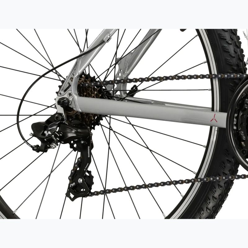 Bicicletă de munte pentru femei KROSS Lea 1.0 silver/white/gloss 7