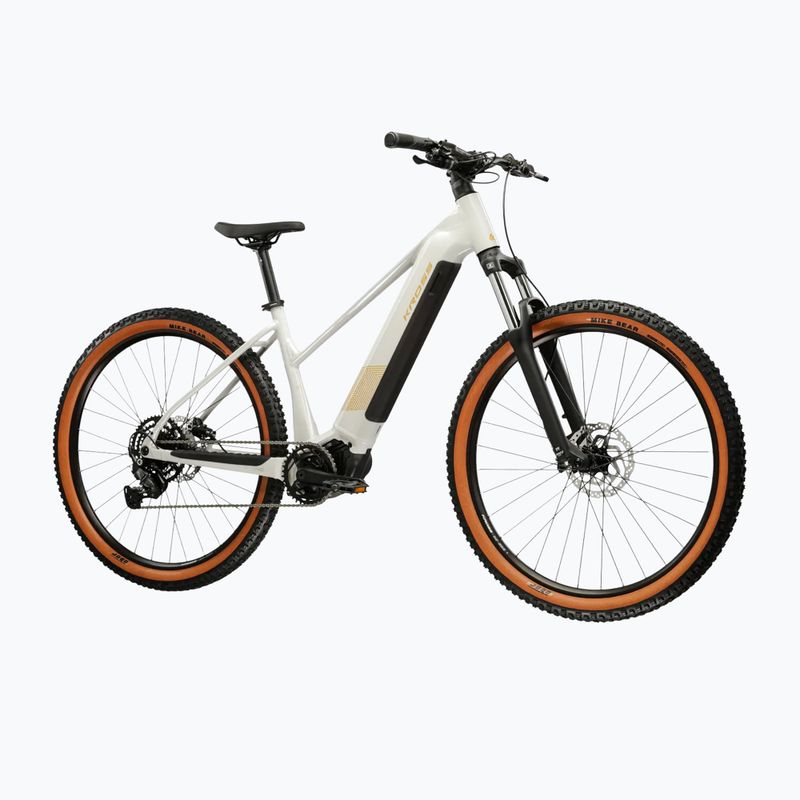 Bicicletă electrică pentru femei KROSS Influx Hyb 1.0 720Wh grey/gold/gloss 2