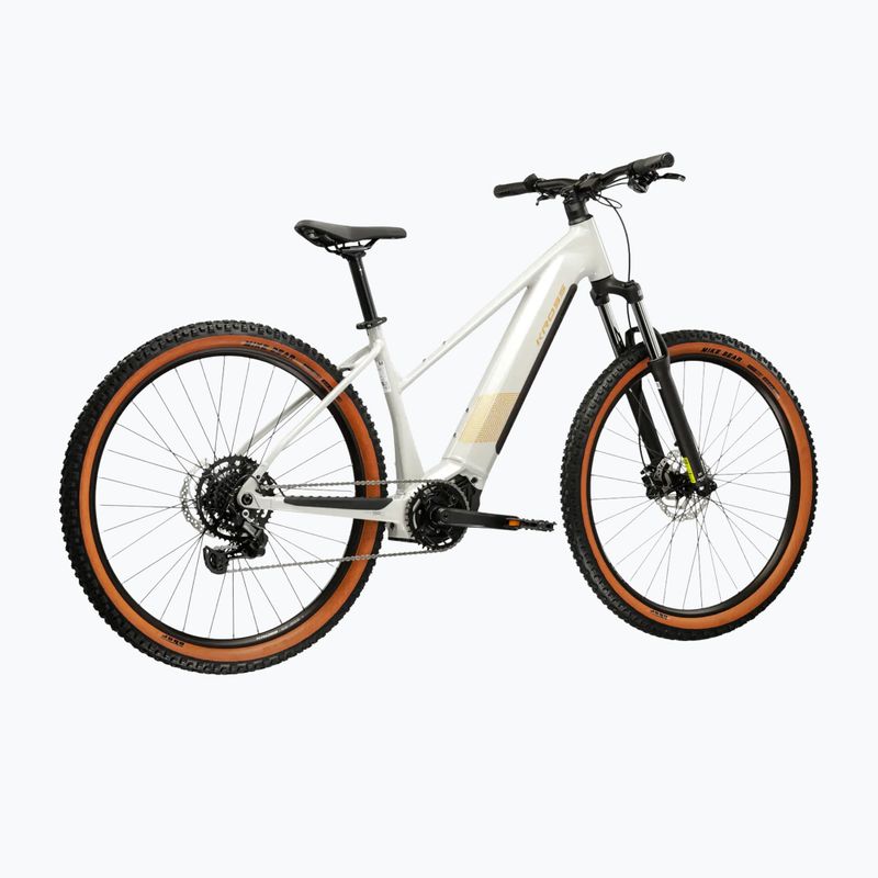 Bicicletă electrică pentru femei KROSS Influx Hyb 1.0 720Wh grey/gold/gloss 3