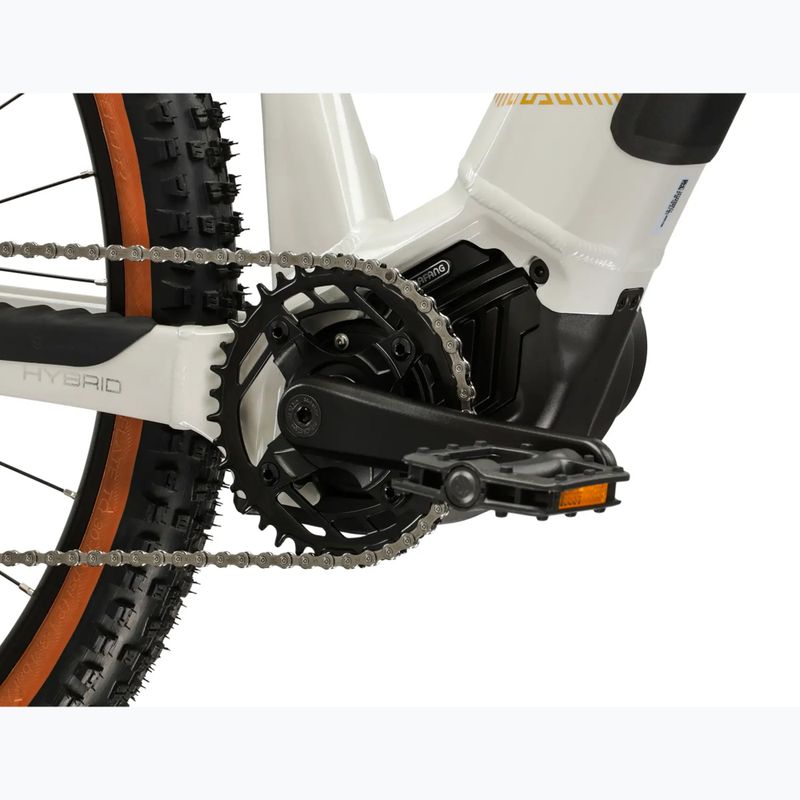 Bicicletă electrică pentru femei KROSS Influx Hyb 1.0 720Wh grey/gold/gloss 9