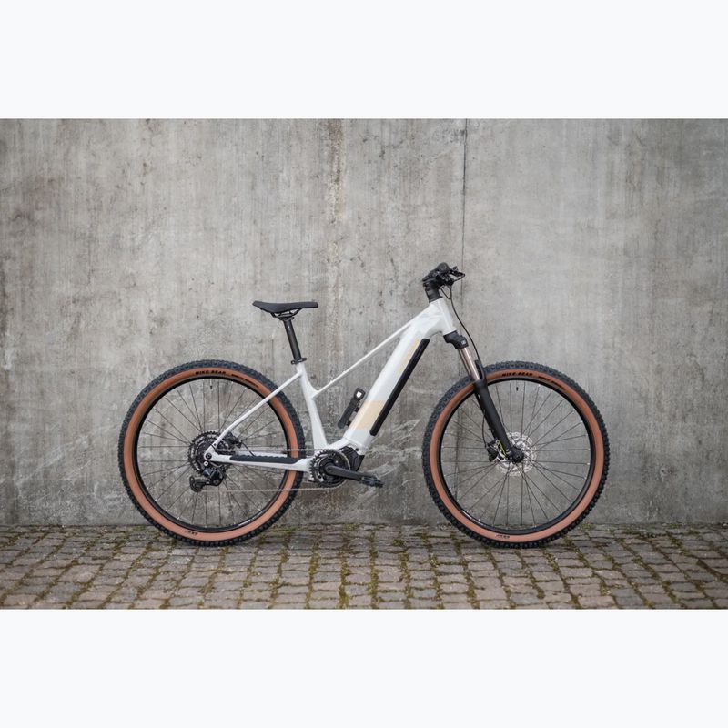 Bicicletă electrică pentru femei KROSS Influx Hyb 1.0 720Wh grey/gold/gloss 14