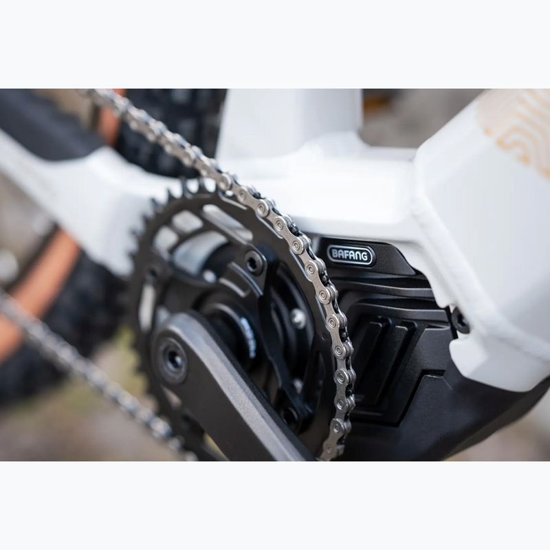 Bicicletă electrică pentru femei KROSS Influx Hyb 1.0 720Wh grey/gold/gloss 18