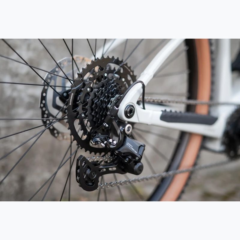 Bicicletă electrică pentru femei KROSS Influx Hyb 1.0 720Wh grey/gold/gloss 19