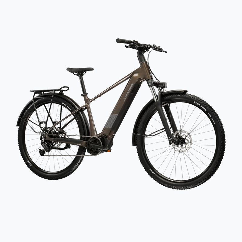 Bicicletă electrică KROSS Influx Suv Hybrid 1.0 820Wh brown/silver/gloss 2